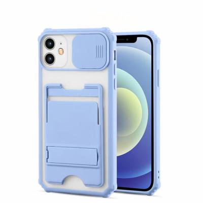 China Shockproof Mobile Back Cover For Samsung Galaxy F42 5G Mobile Accessories Phone Case Cover Case With Credit Card for sale