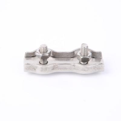 China Stainless steel duplex wire durable rope or cable clips 2mm-10mm with 304 Stainless steel for sale