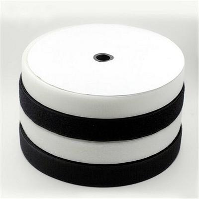 China Huizhou Factory Manufacture Viable Supplier Sells Black And White Standard Nylon Wholesale Hook And Loop For Coat Buckles for sale