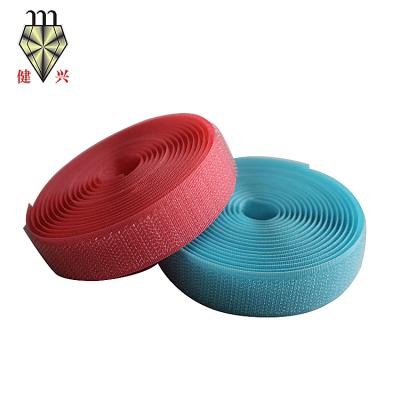 China Viable Flame Proof Safety Tape 100% Nylon Flame Retardant Colorful Hook And Loop for sale