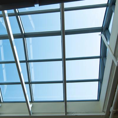 China HEWEI fixed thermochromic smart thermal insulated laminated tempered glass for skylight for sale