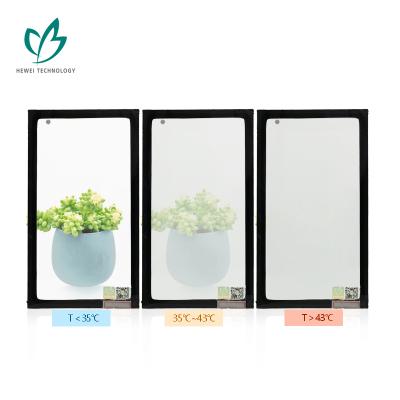 China Contemporary HEWEI High Tech Thermochromic Dimming Sun Shading Building Glass Glass for sale