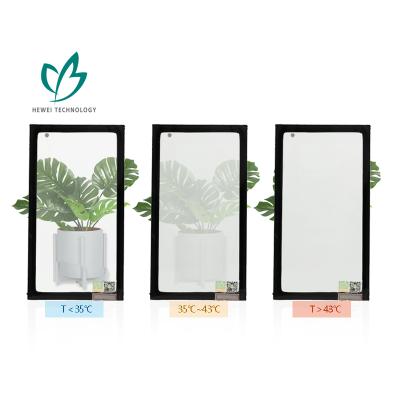 China HEWEI Smart Switchable Dimming Contemporary New-Tech Sun Shading Glass For Green Building for sale