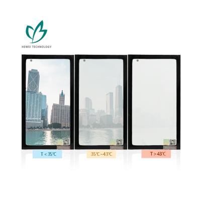 China Contemporary HEWEI Innovative High Transparent Dynamic Sun Shading Smart Film For Building Glass for sale