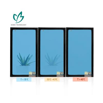 China HEWEI Contemporary Hot Selling Thermochromic Smart Darkening Tempered Glass For Healthcare Building for sale