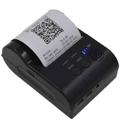 China Blue Thermal Receipt Printer 58mm Android/IOS Thermal Receipt Printer 58mm Tooth Position Printer for sale