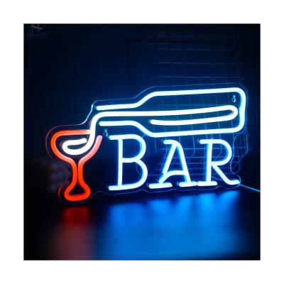 China Customized Good HMonKY Only Vibraphone Neon Sign Wedding Wall Hanging Led Cutmos Neon Signs For Bar KTV for sale