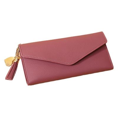 China Other factory price rectangular envelope form large capacity metal decoration ladies wallet for sale