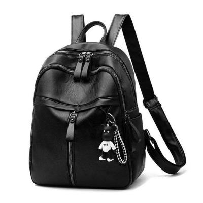 China Waterproof Messenger Bags Popular Hot Selling Backpacks for Ladies Women Ackpack PU Leather Student Backpack for sale