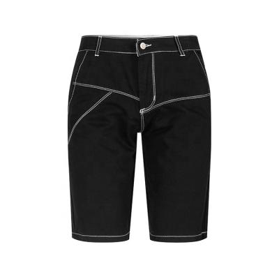 China Anti-wrinkle half pants for streetwear mens hiphop twill pants cotton mens shorts cotton casual short pants for men for sale