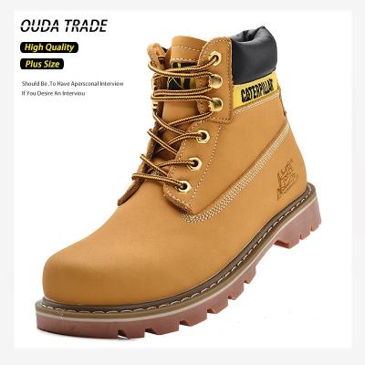 China CHELSEA REJECT wholesale plus size genuine leather boots for men and women Martin Boots Bulldozer Boots outdoor wear resistant high quality for sale