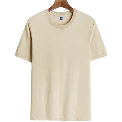 China Wholesale 180gsm Anti-Wrinkle 2022 Cotton Simple Oversized T-shirt Men's T-shirt for sale