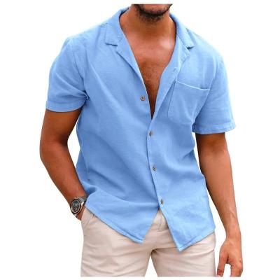 China Factory Wholesale Mens Canvas Shirts Quality Canvas Shirts Fashion Shirt 2022 Anti-Shrink for sale