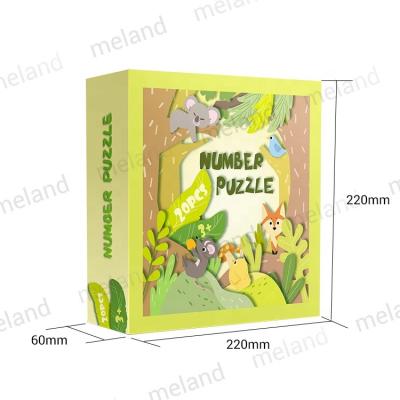 China Party Game Children Education Intellectual Prime Number Wooden Puzzle for sale