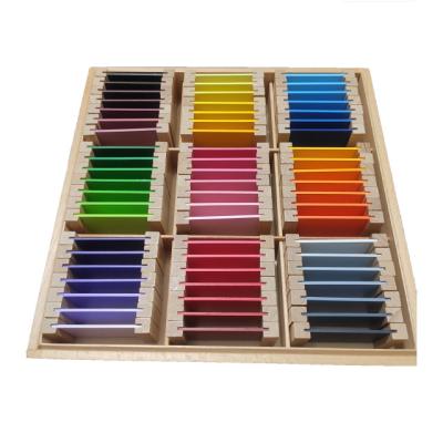 China Teaching Montessori Teaching Montessori Color Tablets For Children Early Professional Education Sensory Practicing Creative Toys for sale