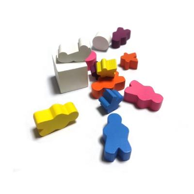 China Eco - Friendly Material Customized Wooden Board Game Accessories for sale