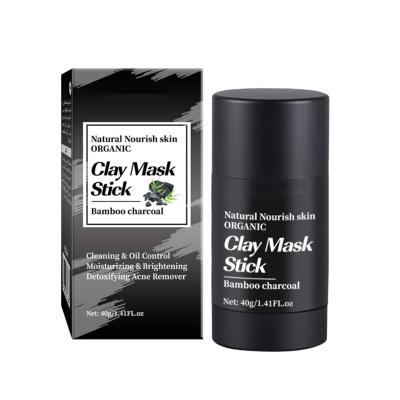 China Acne Treatment Oil Control Mask Deep Cleansing Moisturizer Bamboo Charcoal Mask Stick Remove Blackhead Fine Plumps Mud Mask for sale