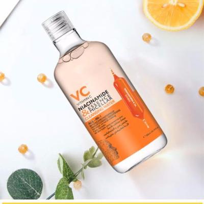 China Face Private Label OEM VC and Niacinamide Cleansing Water Make Up Remover Private Label for sale