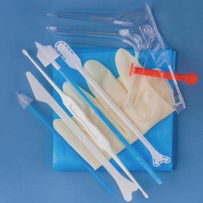 China ABS/Rubber Medical Examination Kit Disposable Gynecological Examination Set for Gynecological Cervical Sampling for sale