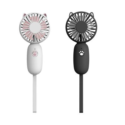 China 2022 New Arrivals Mini Car Fan Cute Small Women Fans Hanging Neck Fan for sale