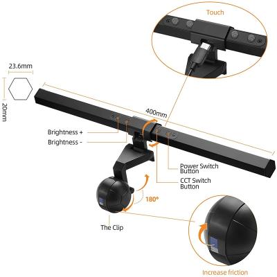 China 2022 Modern Computer Monitor Hot Selling Light Touch Dimming Adjustment Computer Screen Bar Monitor Light for sale