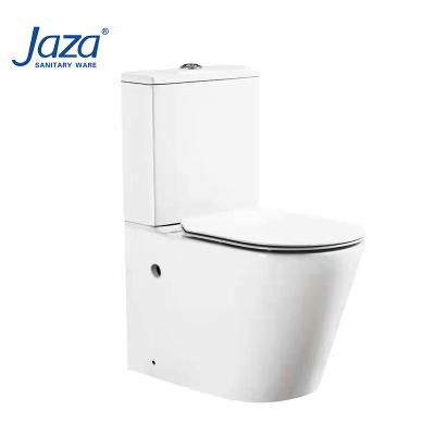 China Hot Selling Two-Piece Ceramic Toilet Double-Flow New Design Dual-Flow P-Trap Floor WC Modern Standing Water Cabinet for sale