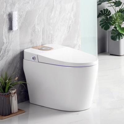 China 2022 Luxury one piece modern intelligent WC toilet bowl electric automatic closestool automatic smart toilet with bidet for sale