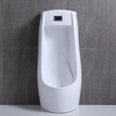 China Public automatic sensor urinal China fashion design wc sensor floorl mounted ceramic standing men urinals for auto flush for sale