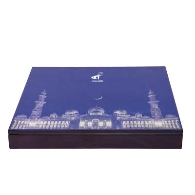 China Handmade Multi Purpose Wooden Storage Box Shiny Chocolate Box Luxury Dates Packing Wooden Box for sale