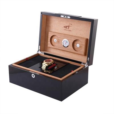 China SAMDING Luxury Handmade Wooden Watch Gift Box Watch Box Packaging for sale