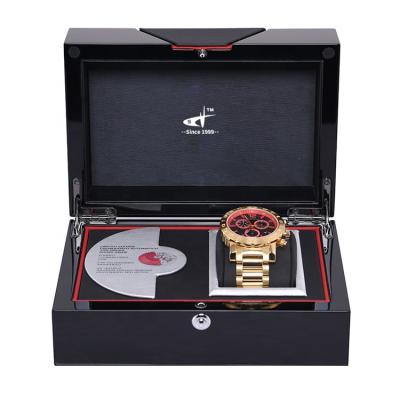 China SAMDING Quartz Quartz Handmade Watch Storage Box Wooden Packaging Luxury Watches Box for sale