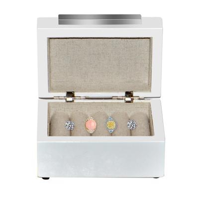 China Gift Packing Drawer Jewelry Box Luxury Clear Unique Wooden Magnetic Custom Jewelry Box With Pocket for sale