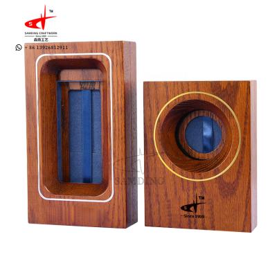 China SAMDING Challenge Handmade Custom Wooden Phone Booth for sale