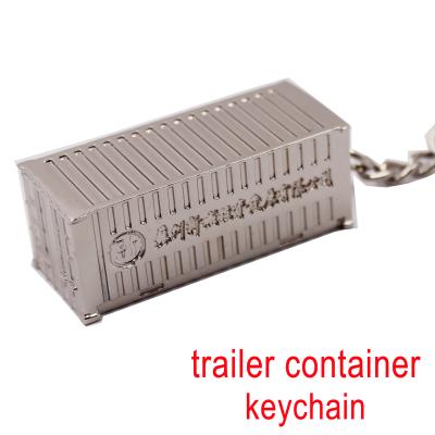 China Promotion truck trailer container key chain for transportation business promotion gift key chain for sale