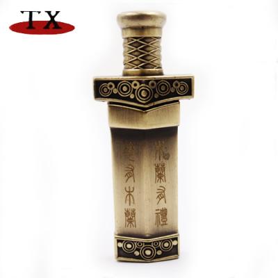 China Animal Custom Bronze Sword Form Usb Slash Drive Metal Shell for sale