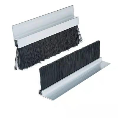 China Clean and dustproof sealed doors and windows factory aluminum metal brush latest nylon dustproof setal brush setal for sale