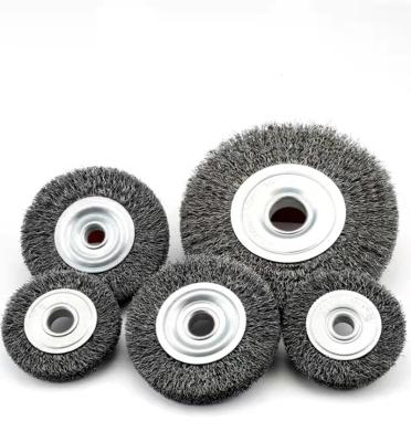 China POLISHING& Hot Selling Flat Wheel Steel Wire CLEANING Customized Size Polishing And Cleaning Brush for sale