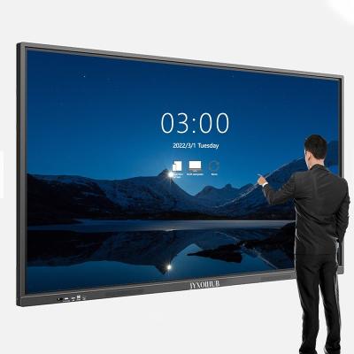 China School Teaching 55 Inch White Board Apartment Smart TV 4K LED Panel LCD Stand Video Wall Signage Indoor OLED Advertising Player TFT Display for sale