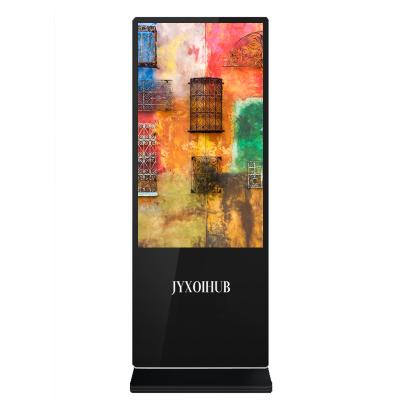 China 75Inch VCR Panel AD Monitor LED Kiosk Kiosk Digital Signage Touch Screen Indoor Interactive Advertising Display for sale