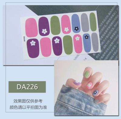 China Waterproof popular trending wholesale beautiful variety of styles nail art stickers low cost for sale