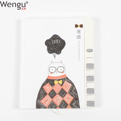 China Wholesale hot sale Wengu stationery manufacturing promotion password custom printed password paper cover notebook for sale