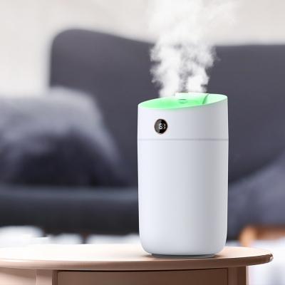 China Car Household Air Humidifier Large Capacity Desktop Humidifier 3L Quiet Spray Water Tank with Smart Sensor and Night Light for sale