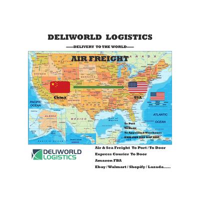 China 7 Days Free Safe Fastest Cheapest High Speed ​​Air Freight From China To USA To Door To Port DDU FOB FBA DDP DAP EXW for sale