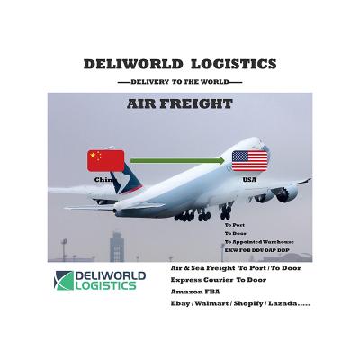 China Free Cost Cheapest 7 Days High Speed ​​Air Freight From China To USA Door To Door To Port DDU DDP DAP FOB EXW for sale