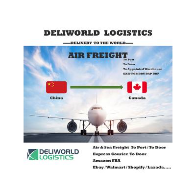 China Free Cost Cheapest 7 Days High Speed ​​Air Freight From China To Canada Door To Port With DDU DDP DAP EXW FBA FOB FBM for sale