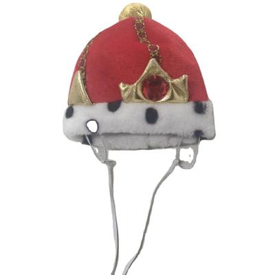 China Fashion Style Cloth Decoration Headdress Hat Crown Pet Hat Pet Dress Party Fashion Source Factory Customized for sale