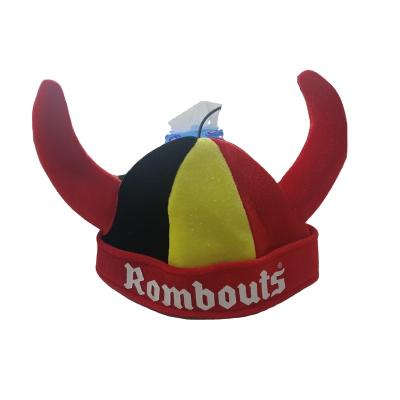 China Fashion source factory customized cute fashion style fabric headdress hat ox horn hat holiday party for sale