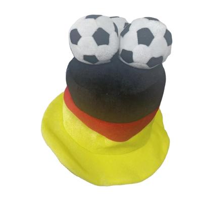 China Festival Supplies Decoration Fashion Style Cloth Football Hat Holiday Party Fashion Source Factory Customized for sale