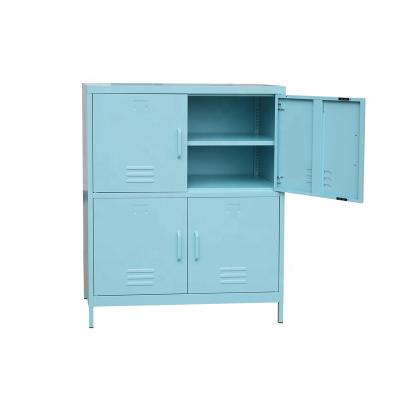 China Steel Knockout 4 Door Storage Living Room Cabinets for sale