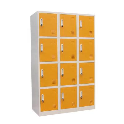 China Modern colorful knock down metal cubby lockers for sale